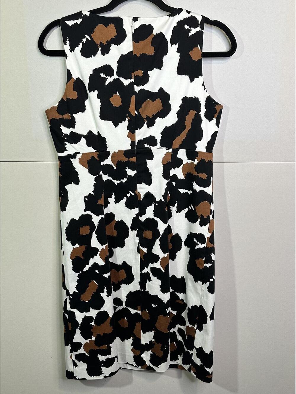 Michael Kors Embellished Leopard Print Sheath Party Dress Women’s Size 6 - Picture 3 of 10